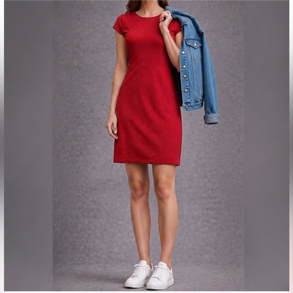 🛑 6/$25 Love…Ady Elegant Rayon Red Dress size small